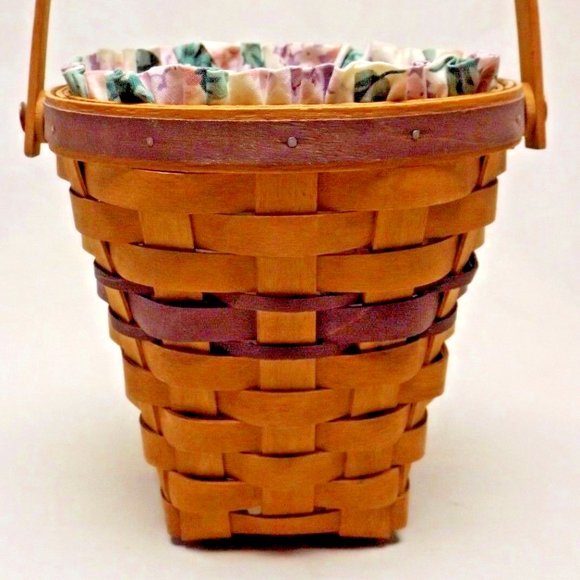 Longaberger 1994 May Series Lilac Basket with Liner Just a Great Find! - Picture 3 of 12
